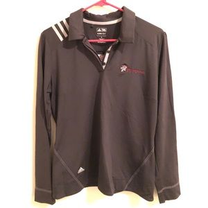 Adidas 1/4 button down pullover